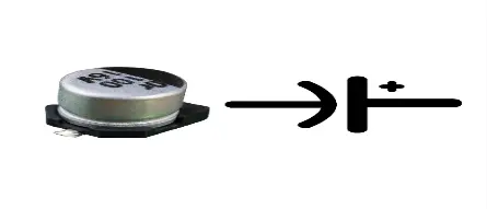 Aluminum Electrolytic Capacitor Symbol
