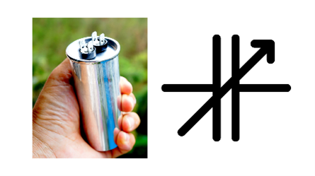 Ceramic Trimmer Capacitor Symbol
