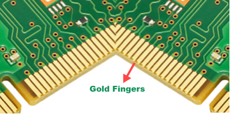 gold fingers in PCB