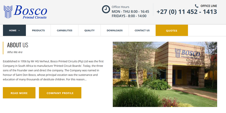 South Africa pcb manufacturer