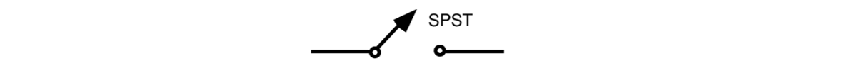 SPST (Single Pole Single Throw)