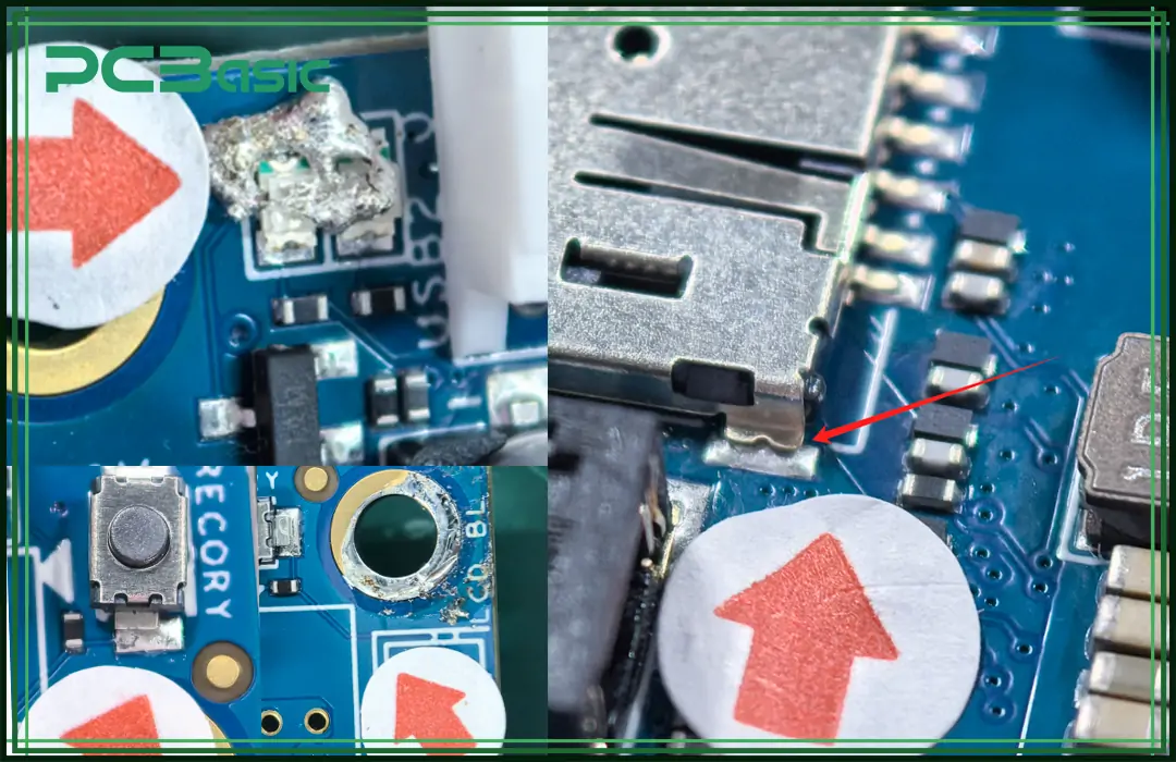 reflow soldering problems