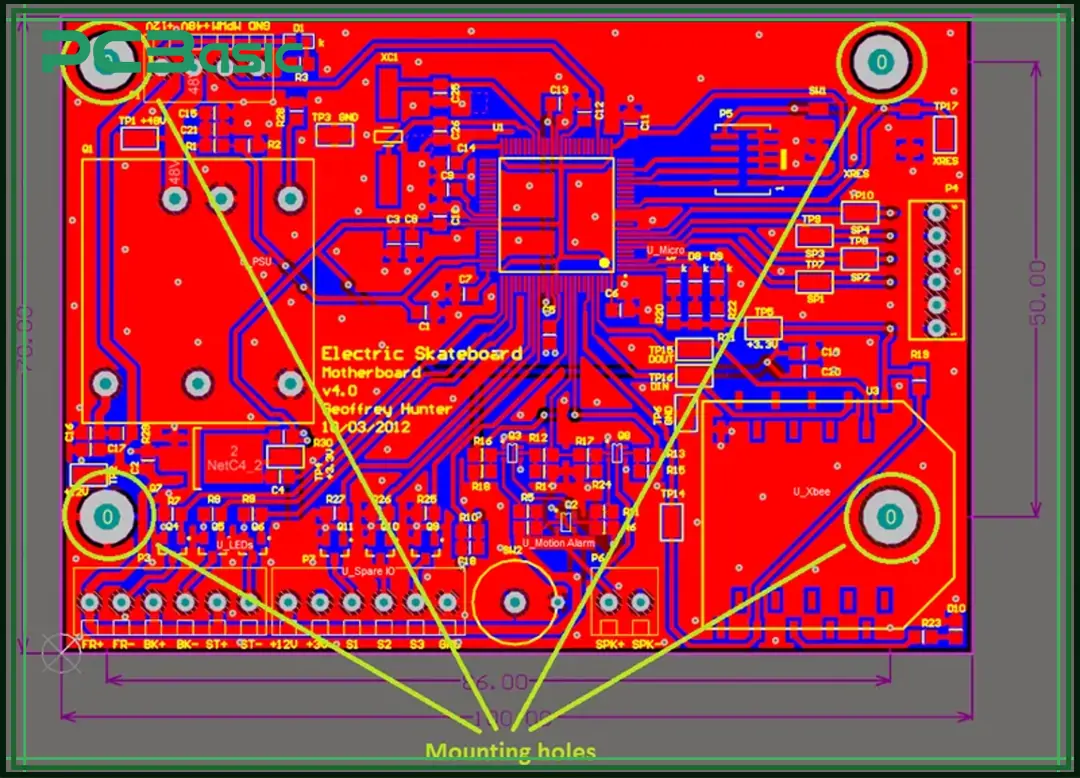 pcb mounting holes