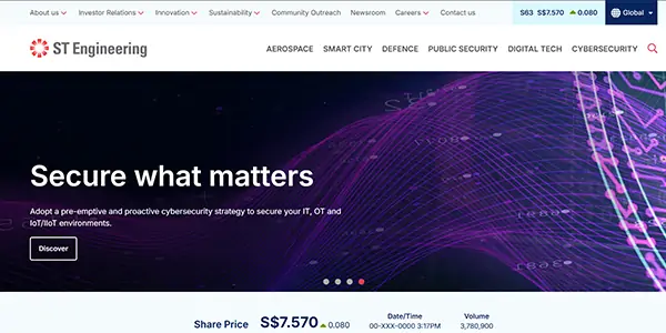 Electronics Manufacturing Company in Singapore - ST Engineering