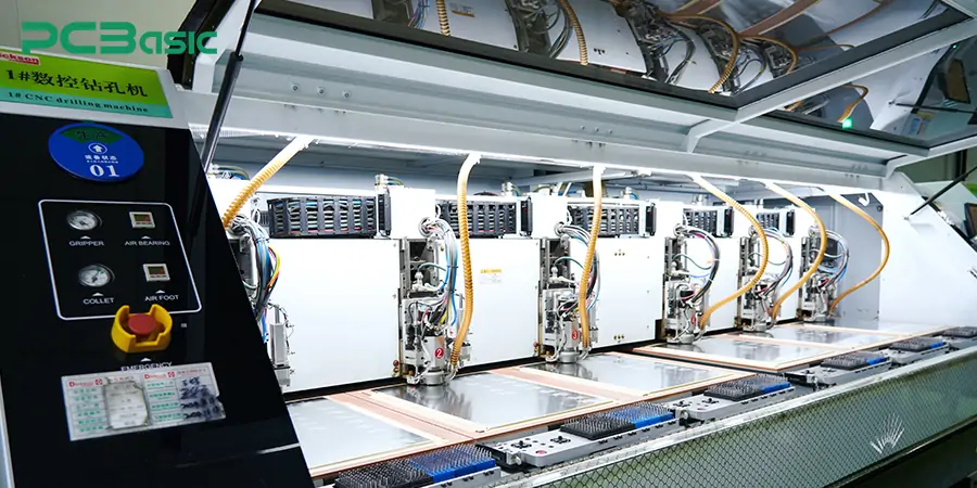 pcb manufacturing process - drilling