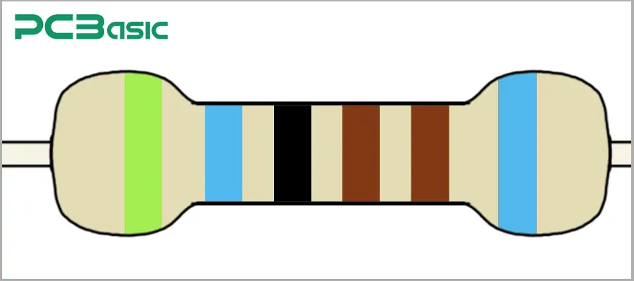 6 Band 5.6K Resistor Color Code