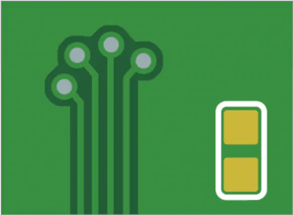 Plugged Vias with Solder Mask