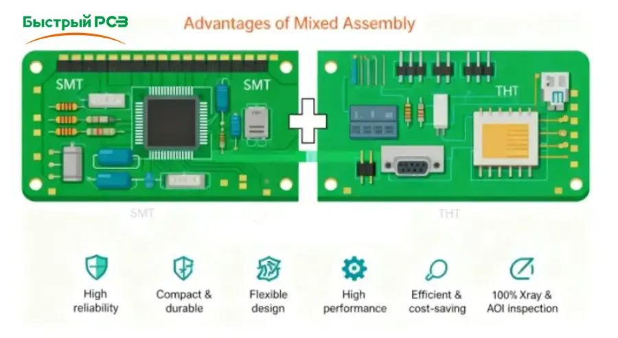 mixed assembly